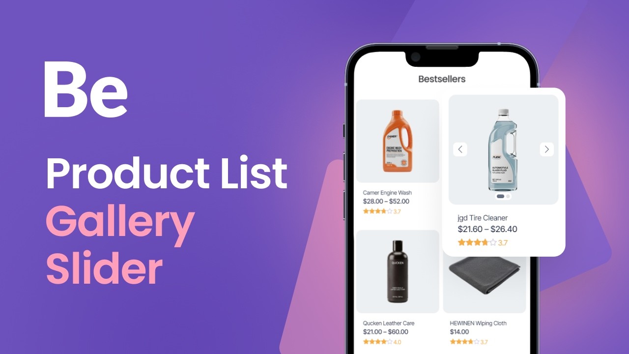 Product List Gallery Slider (Swipe Product Images in the Shop Grid!)