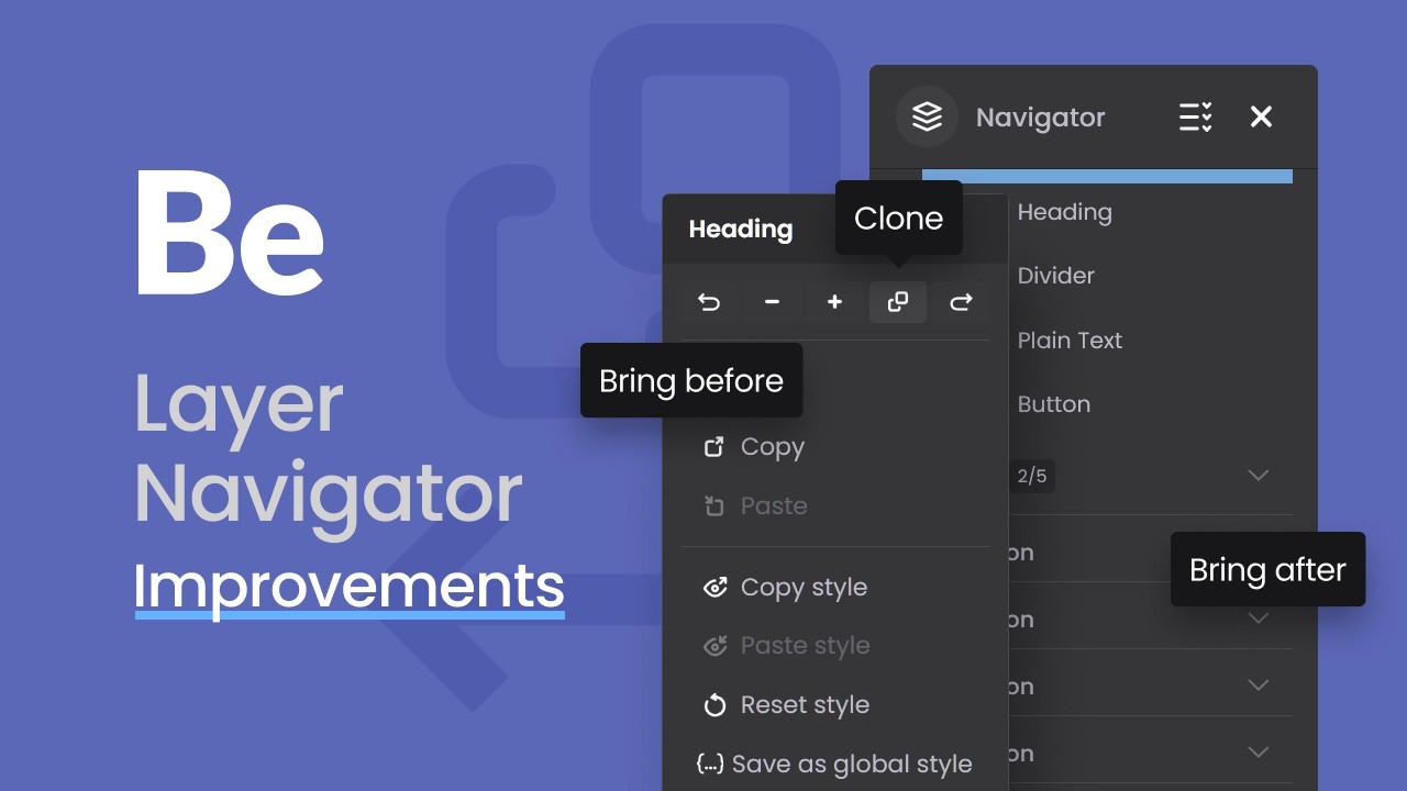 Layer Navigator Improvements for even better workflow